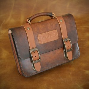 Sac mini cartable teinté