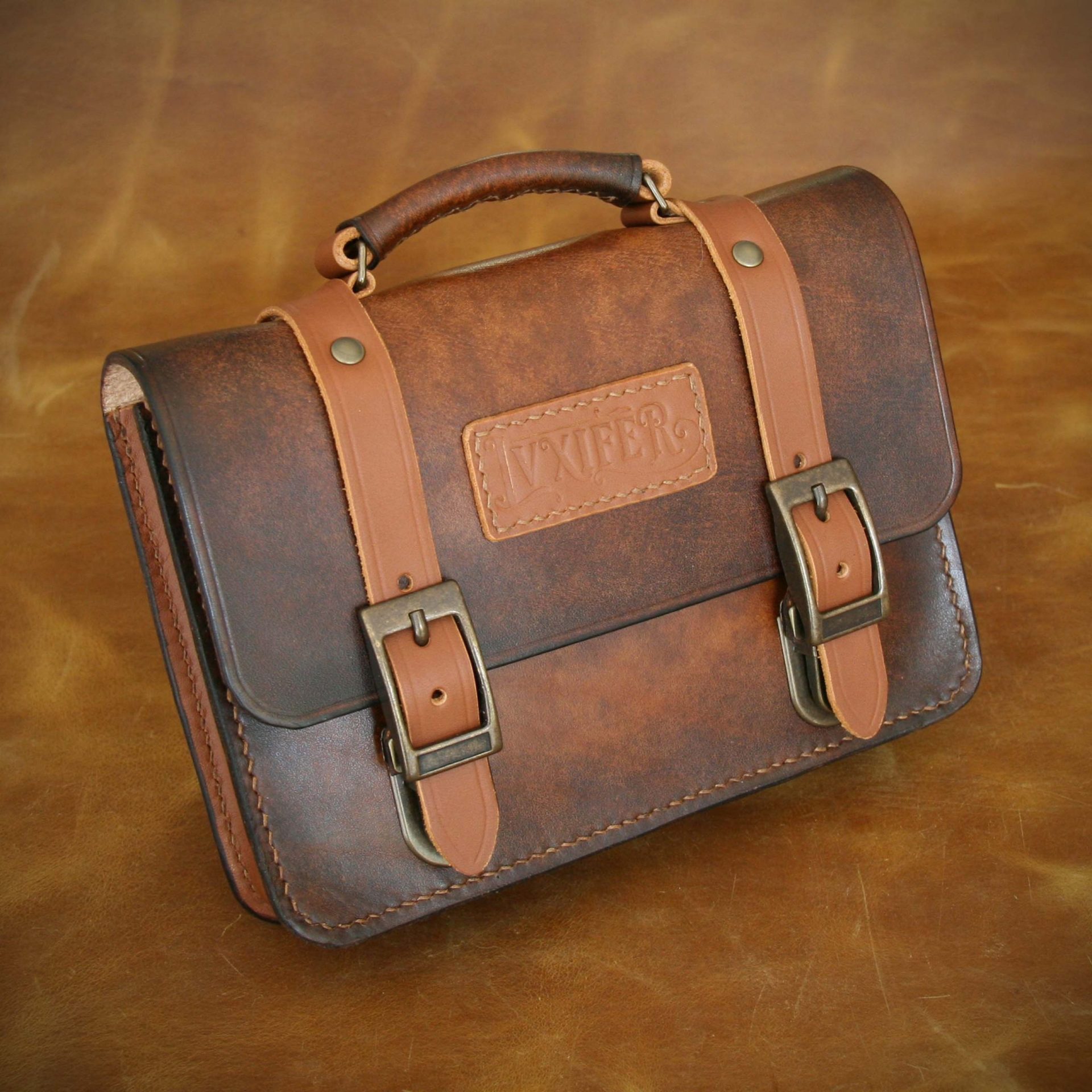 Sac mini cartable teinté