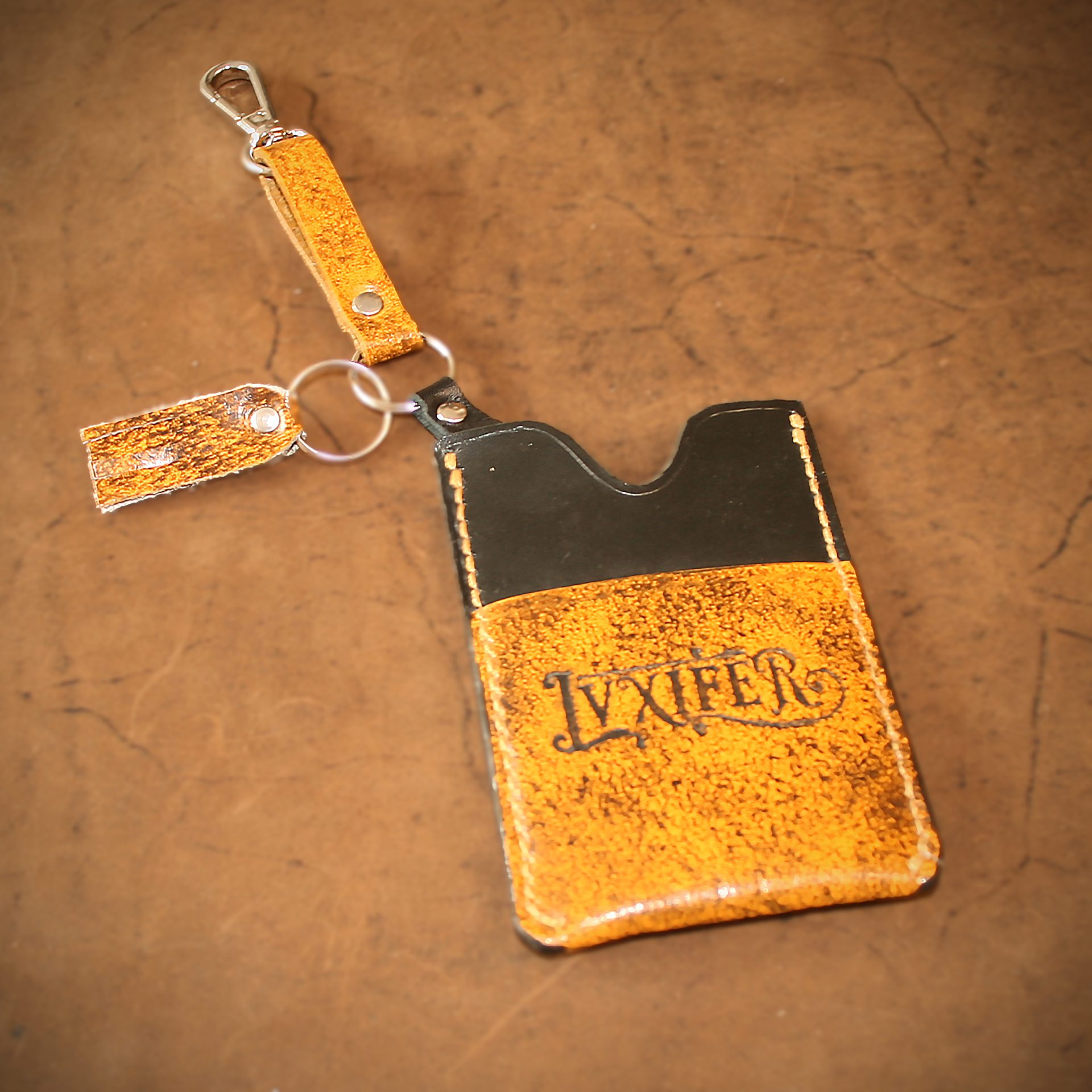 Porte-carte Jaune et noir