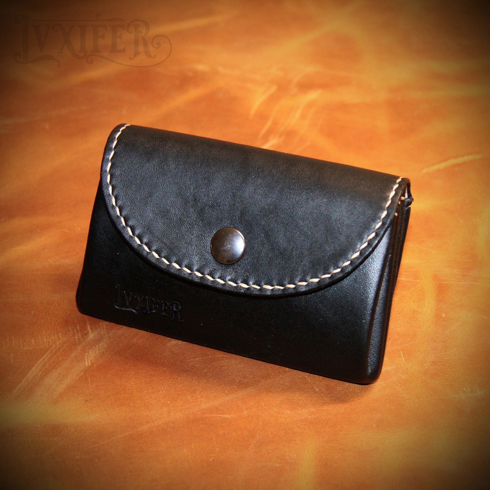 Porte-monnaie noir Luxe