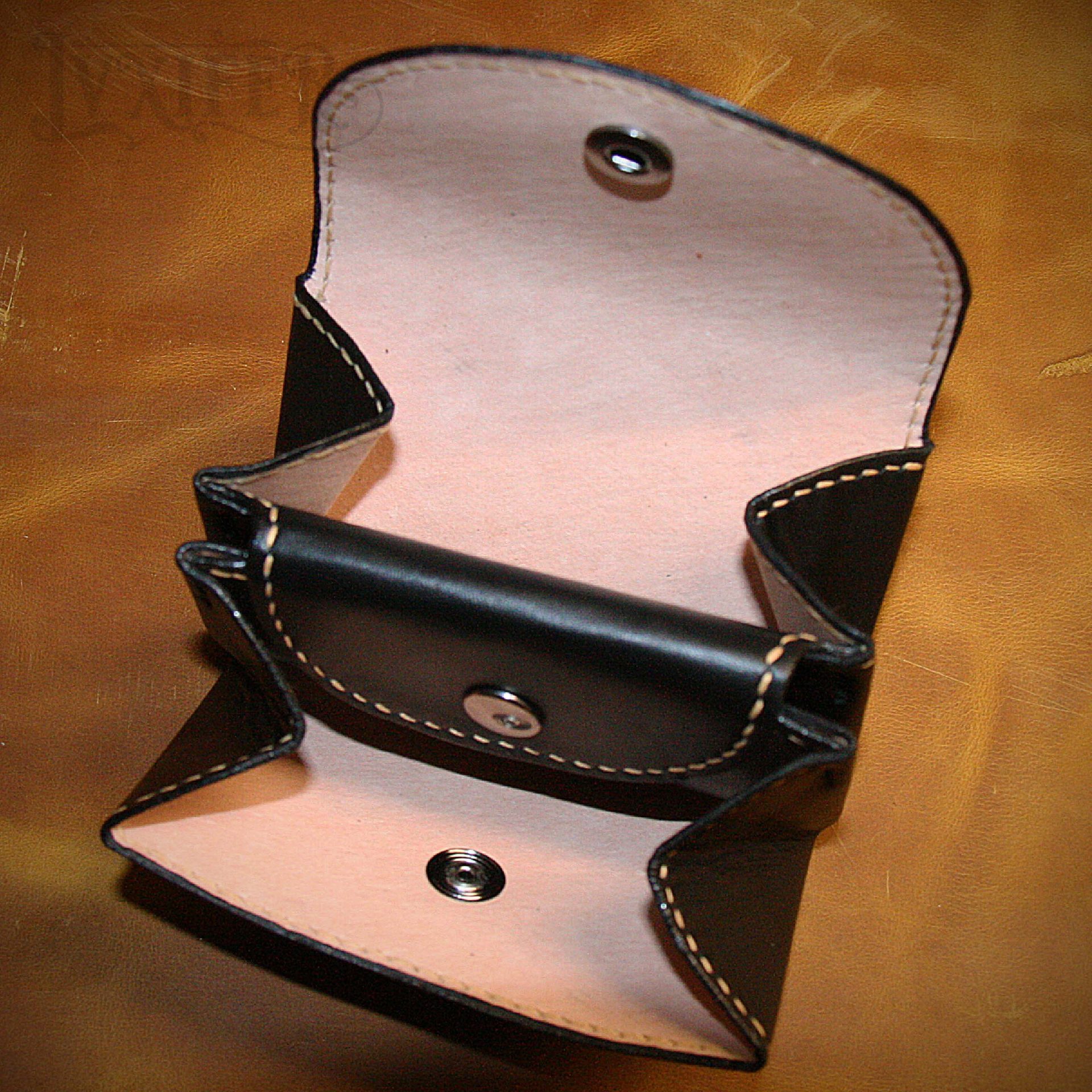 Porte-monnaie noir Luxe – Image 4