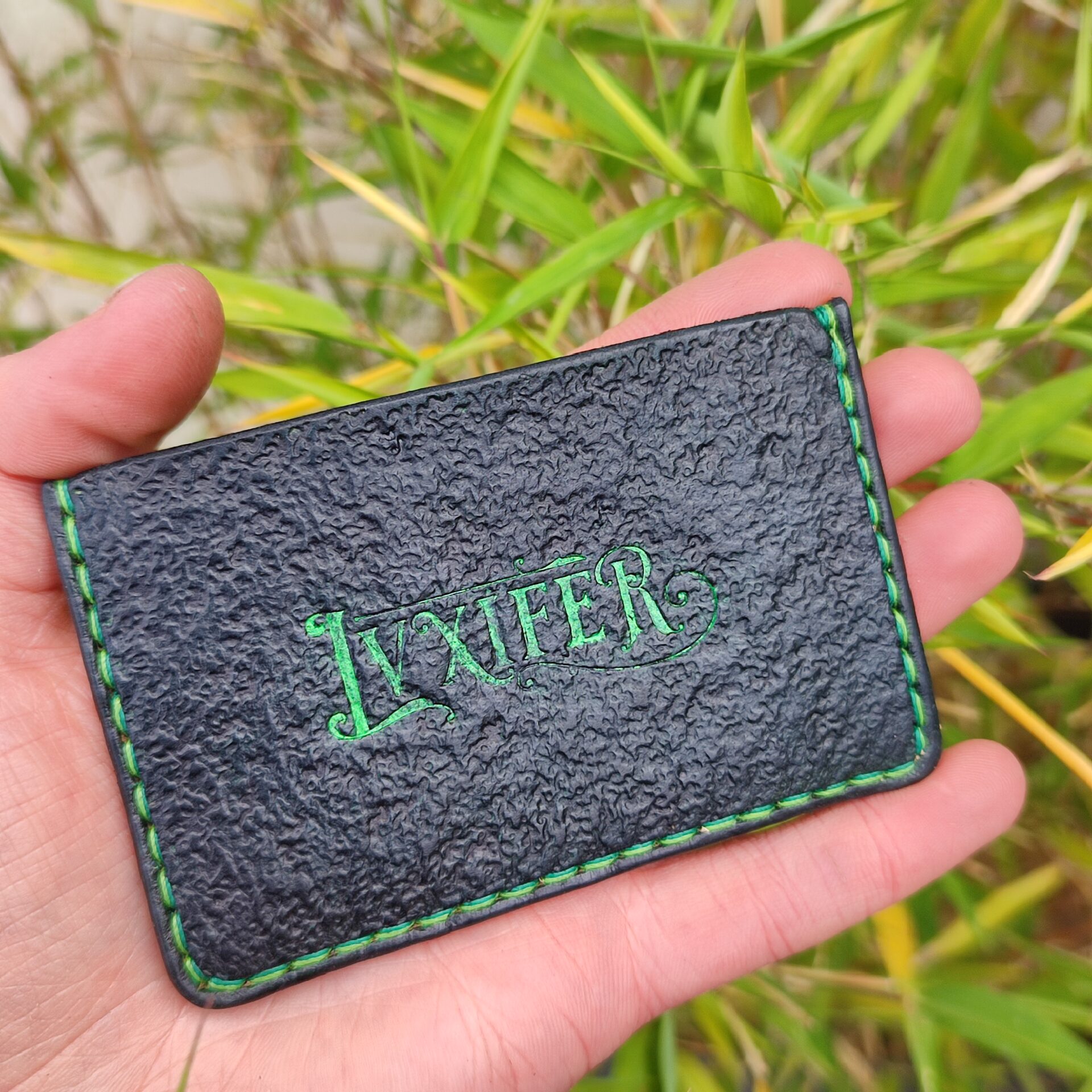 Porte-carte Ornemental vert – Image 4