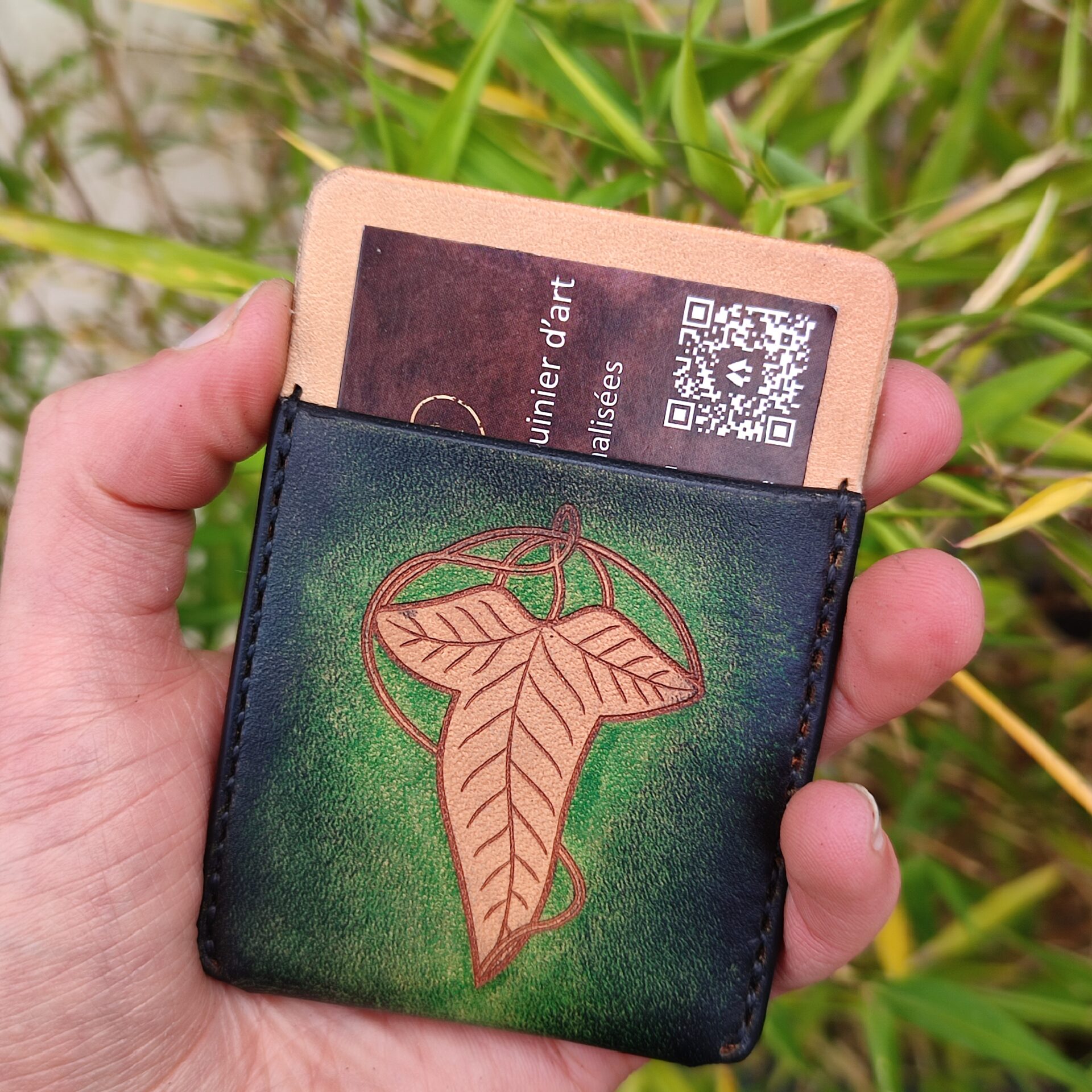 Porte-carte Feuille de Lorien – Image 5