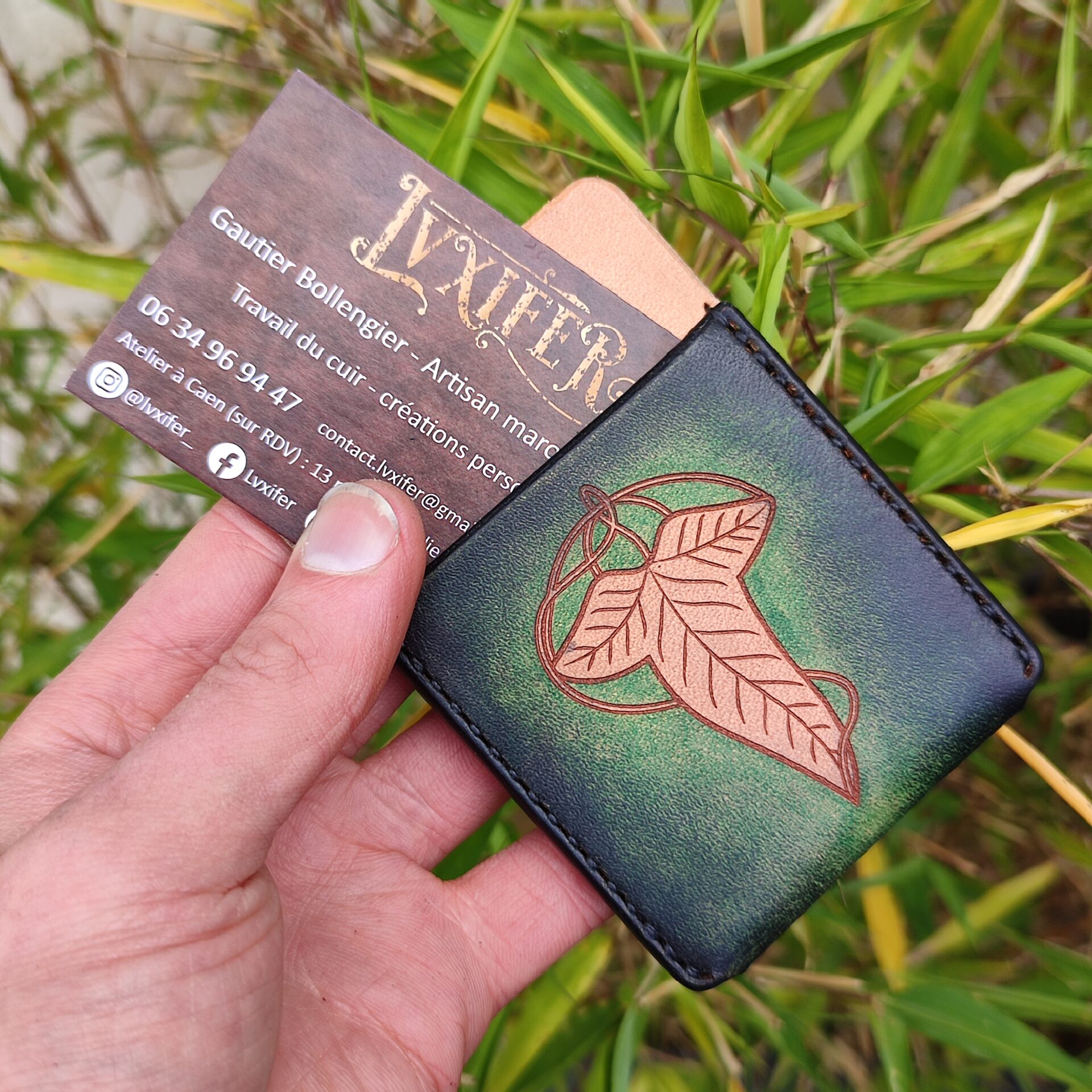 Porte-carte Feuille de Lorien – Image 4