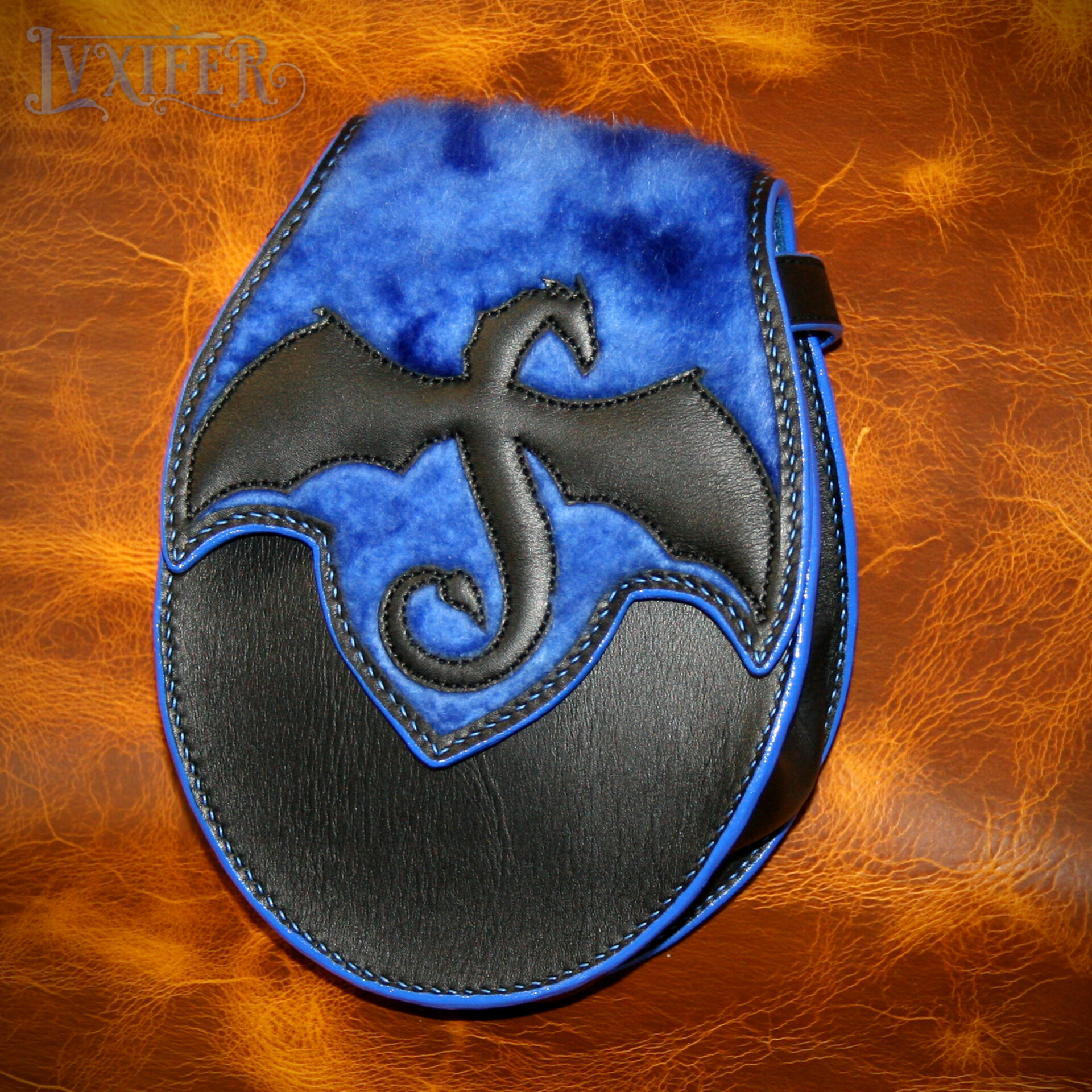 Sporran Dragon bleu