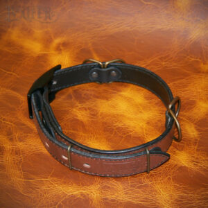 Collier pour chien - Marron et noir