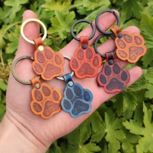 Porte-clé patoune de chien 🐾