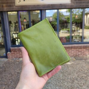 Portefeuille souple vert